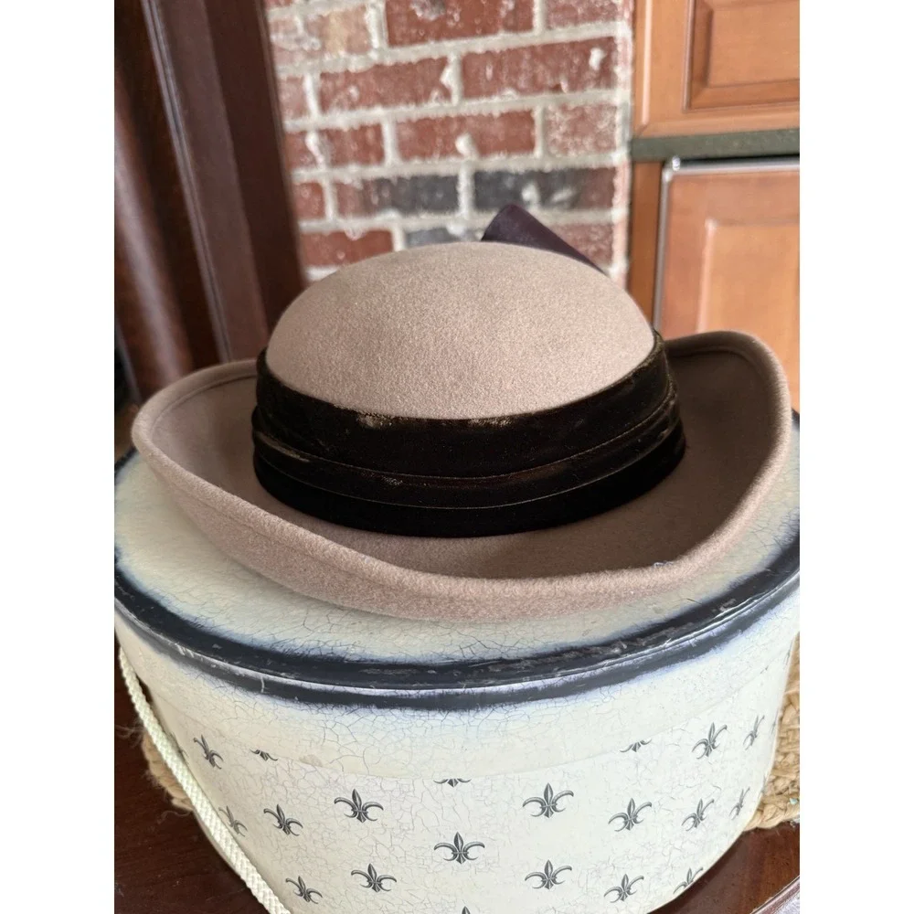 vintage cloche hats for women Wool USA - Picture 2 of 6